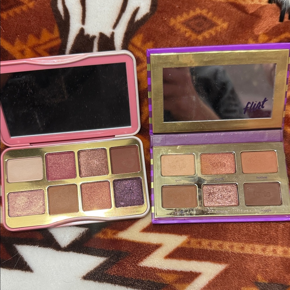 Tarte Dual Eyeshadow Palette - Pink, Purple, and Brown Hues